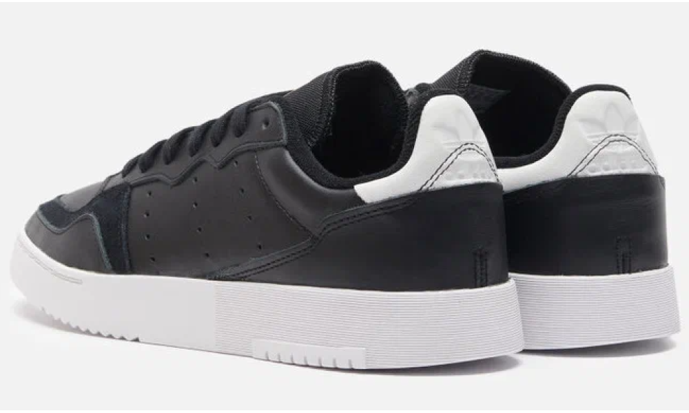 Adidas supercourt black and hot sale white